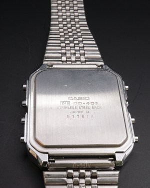 Casio CD-401 Vintage Data Bank Calculator Watch