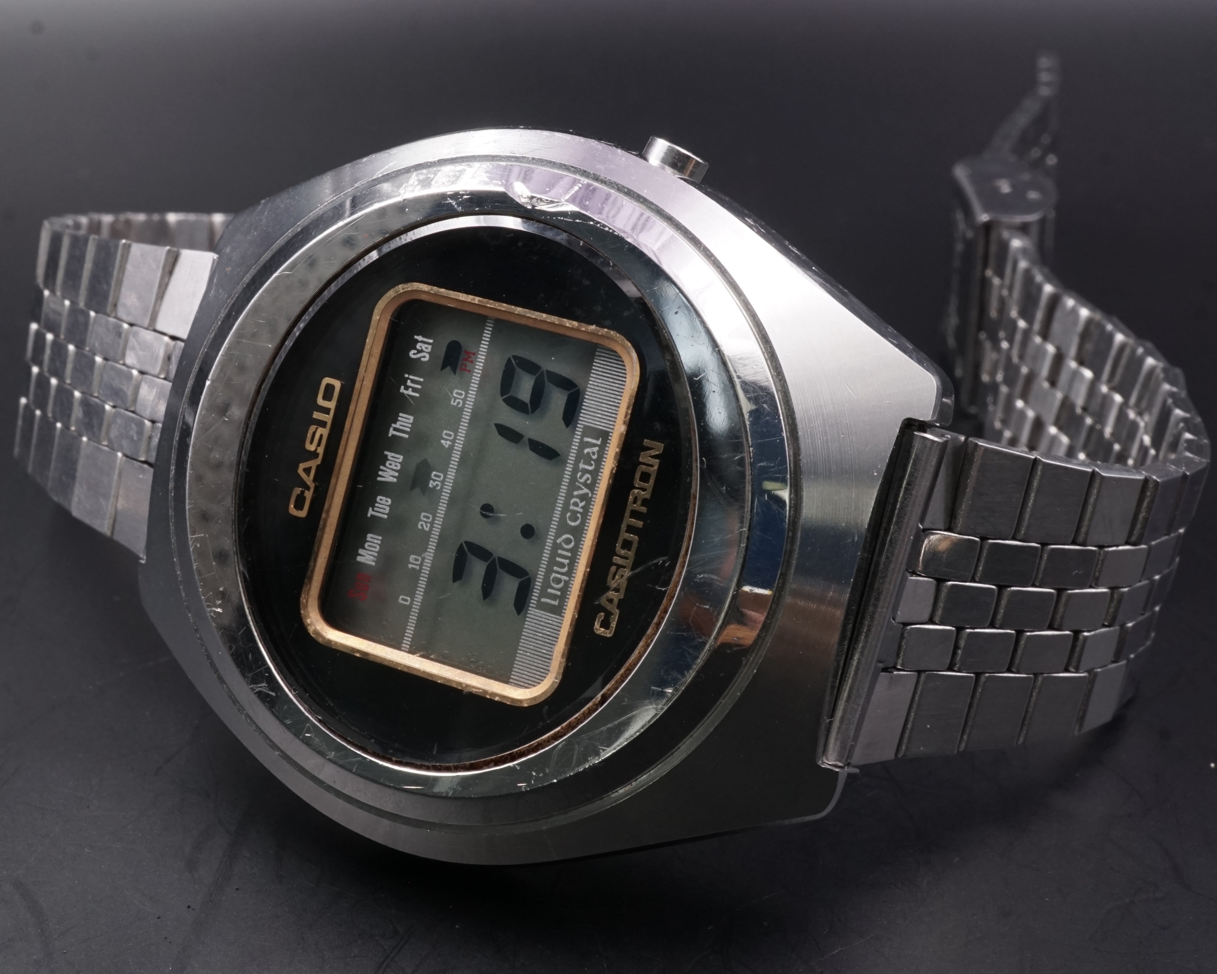 Casiotron 04-503 LCD Digital — Serviced, Bambi Bracelet