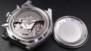 DSC01786 Seiko 6138-0030 "Blue Kakume" Automatic Chronograph — Fully Serviced, Fishbone Bracelet (Z039 Endlinks)