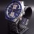 DSC01808 Seiko 6138-0030 "Blue Kakume" Automatic Chronograph — Fully Serviced, Fishbone Bracelet (Z039 Endlinks)