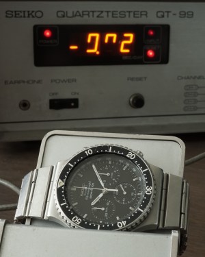 DSC02225 Vintage Seiko 7A28-7049 15J Quartz Chronograph Dec '82 - Serviced