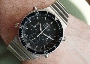 DSC02238 Vintage Seiko 7A28-7049 15J Quartz Chronograph Dec '82 - Serviced